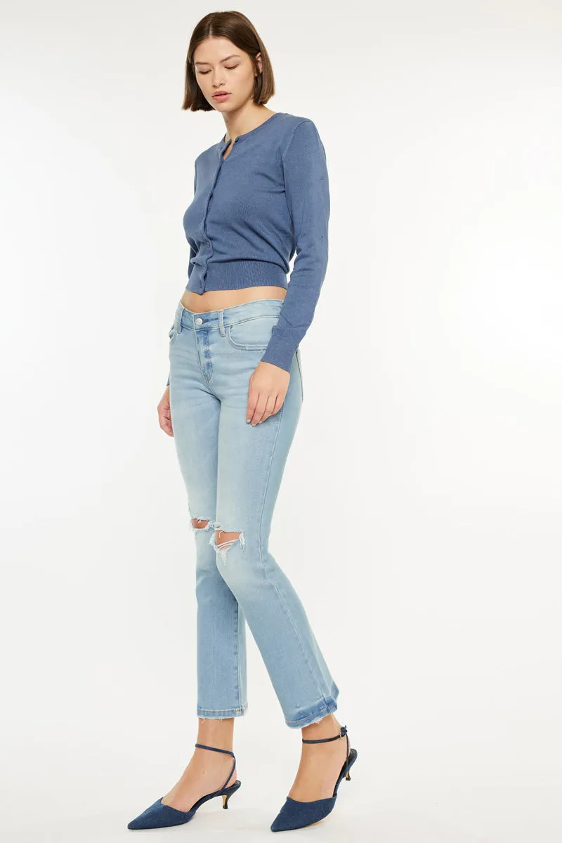 Coraline Mid Rise Kick Flare Jeans