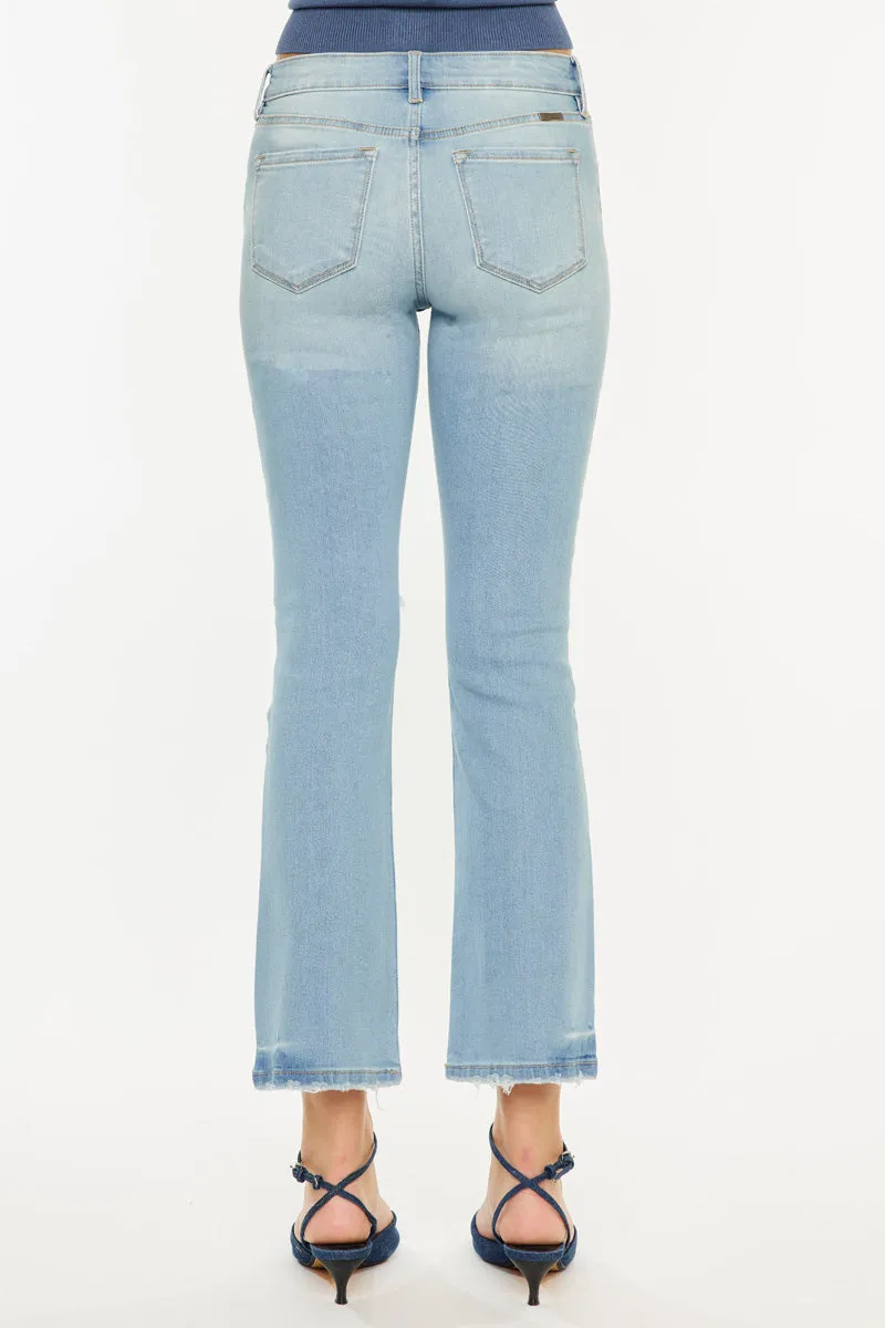 Coraline Mid Rise Kick Flare Jeans