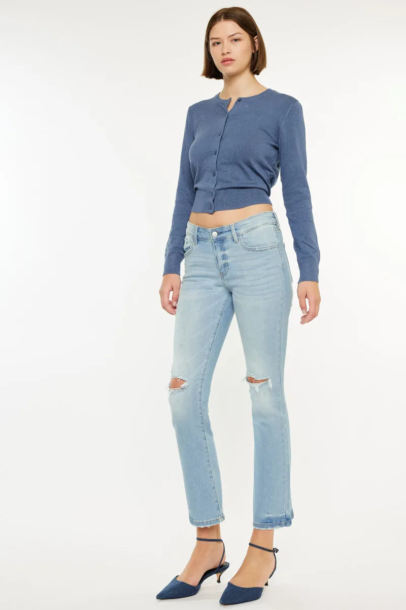 Coraline Mid Rise Kick Flare Jeans