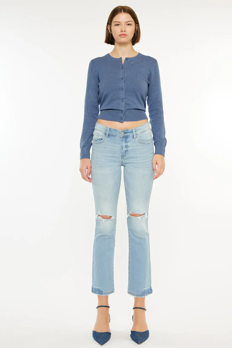 Coraline Mid Rise Kick Flare Jeans