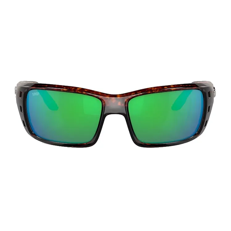 Costa Del Mar Permit Sunglasses - Tortoise Frame - Green Mirror 580P Lens