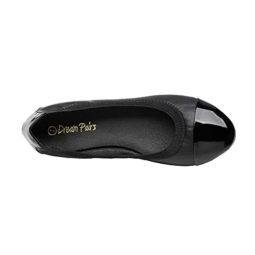 DREAM PAIRS Women's Sole-Flex Ballerina Walking Flats Shoes