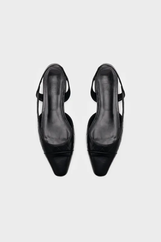 DUO TONE SLINGBACK LOW HEEL