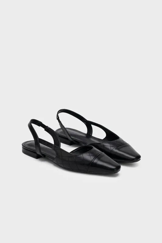 DUO TONE SLINGBACK LOW HEEL