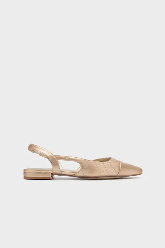 DUO TONE SLINGBACK LOW HEEL