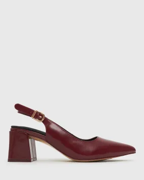 EMERY Slingback Mid-Block Heeled Pumps