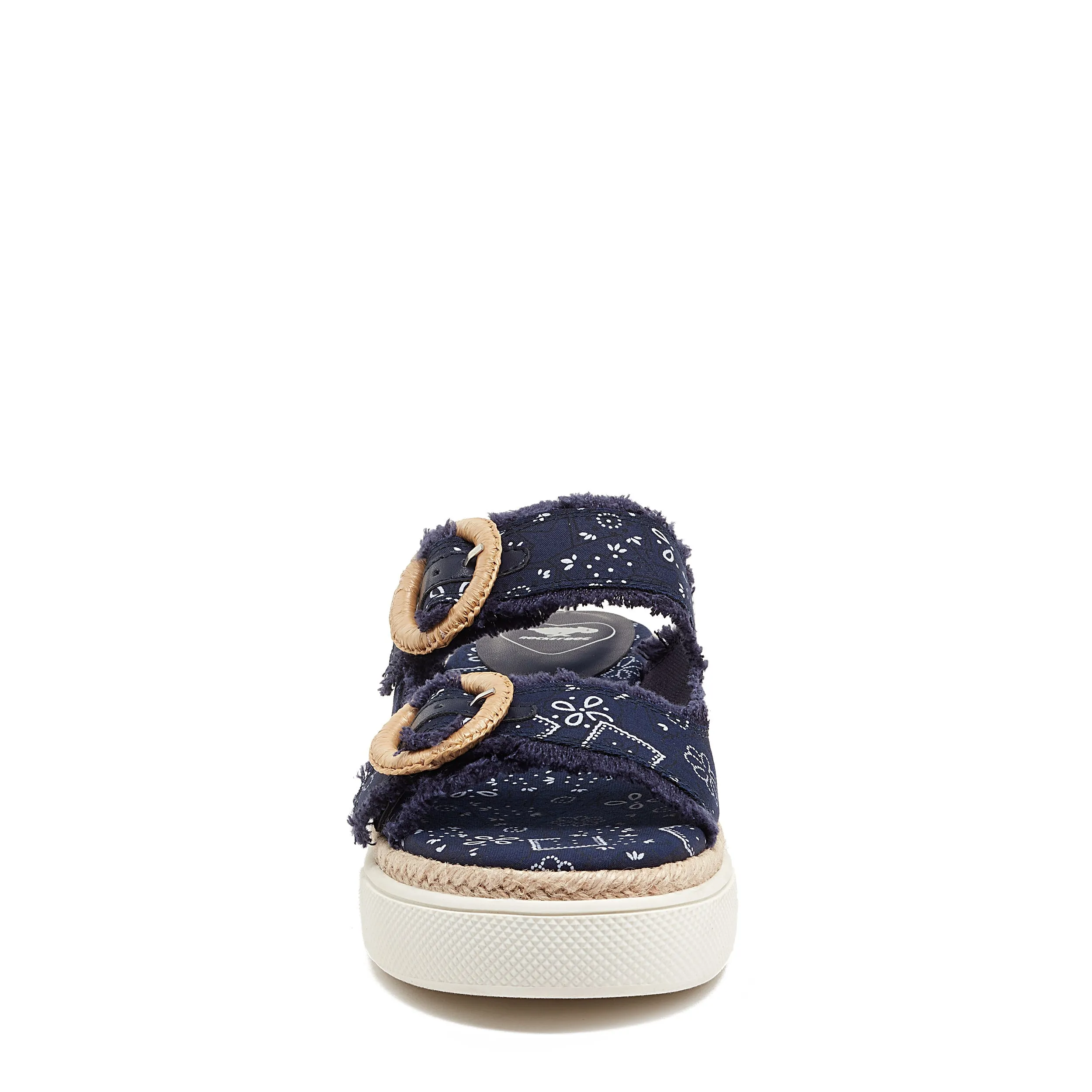 Favor Navy Bandana Platform Sandals