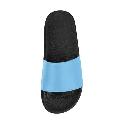 Flip-Flop Sandals, Light Blue Women's Slides