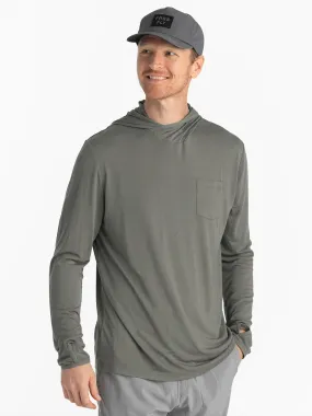 Free Fly Men's Bamboo Lightweight Hoodie / Fatigue