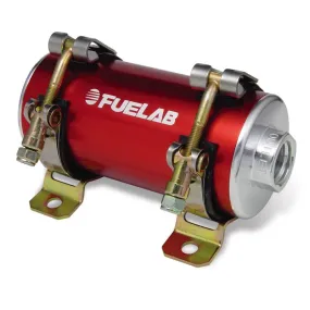 FUELAB 41401-2 EFI In-Line Fuel Pump PRODIGY (105 GPH @ 45 PSI, 125 PSI max, up to 1050 HP) Red