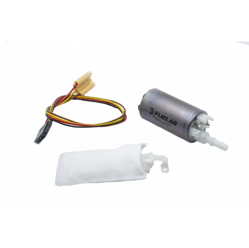 FUELAB 49615 In-Tank Brushless Fuel Pump (500 LPH @ 3 BAR, 8.6 BAR max) with 5/16 SAE Outlet Siphon Inlet