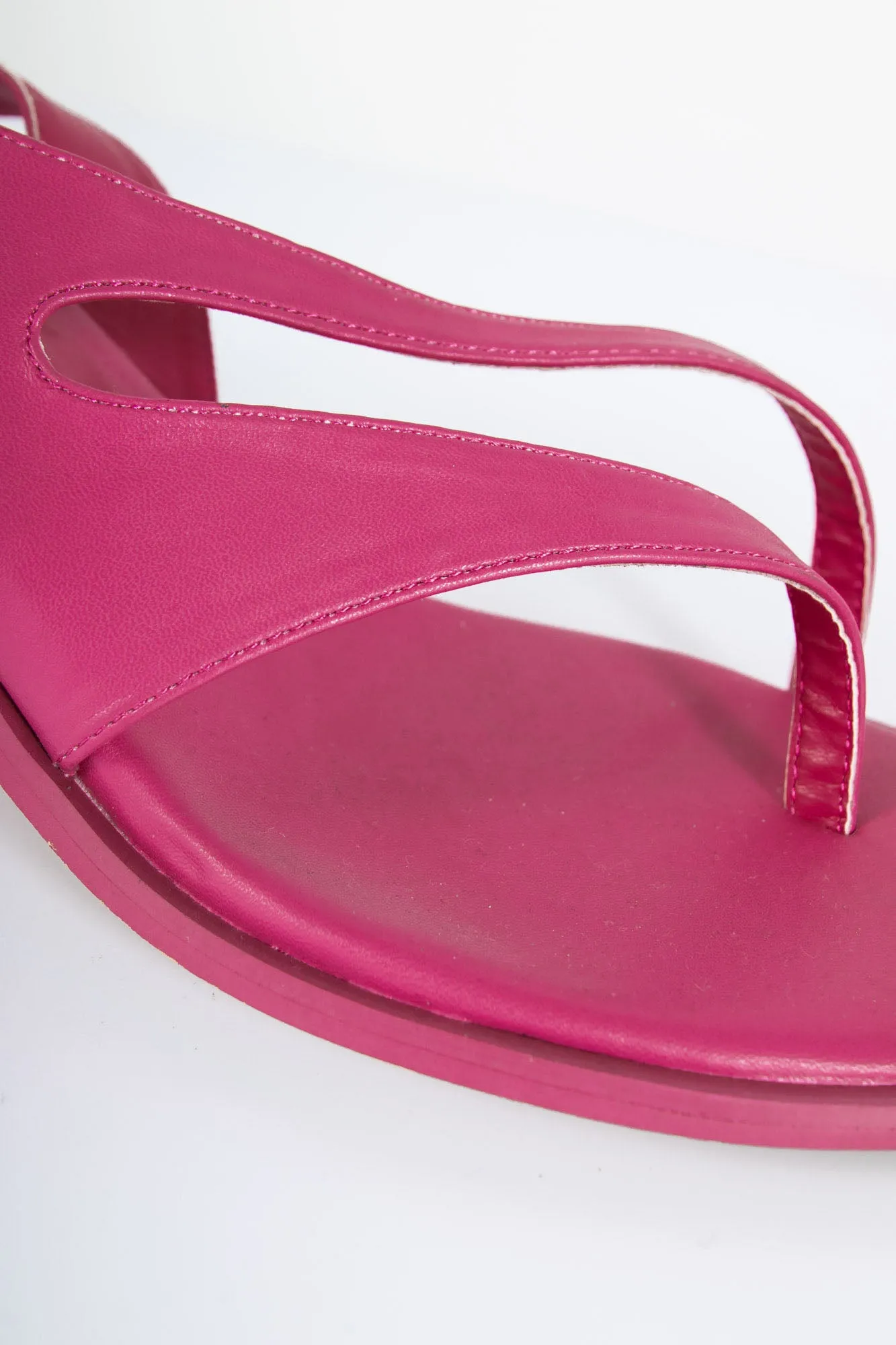 Heartbreak Strappy Colour Drench Sandals in Pink