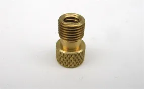 Inner Tube Valve Adapter - Brass Presta to Schraeder