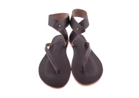 Ivy Sandal- Dark Brown