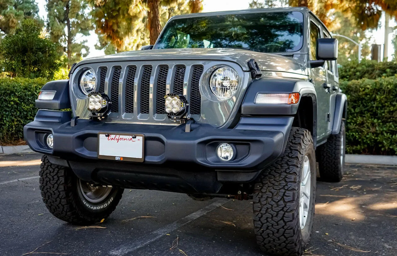 Jeep JL/JT LP4 Pro Bumper Light Kit - Jeep 2020-22 Gladiator; 2018-22 Wrangler JL; NOTE: w/ OE Plastic Bumper