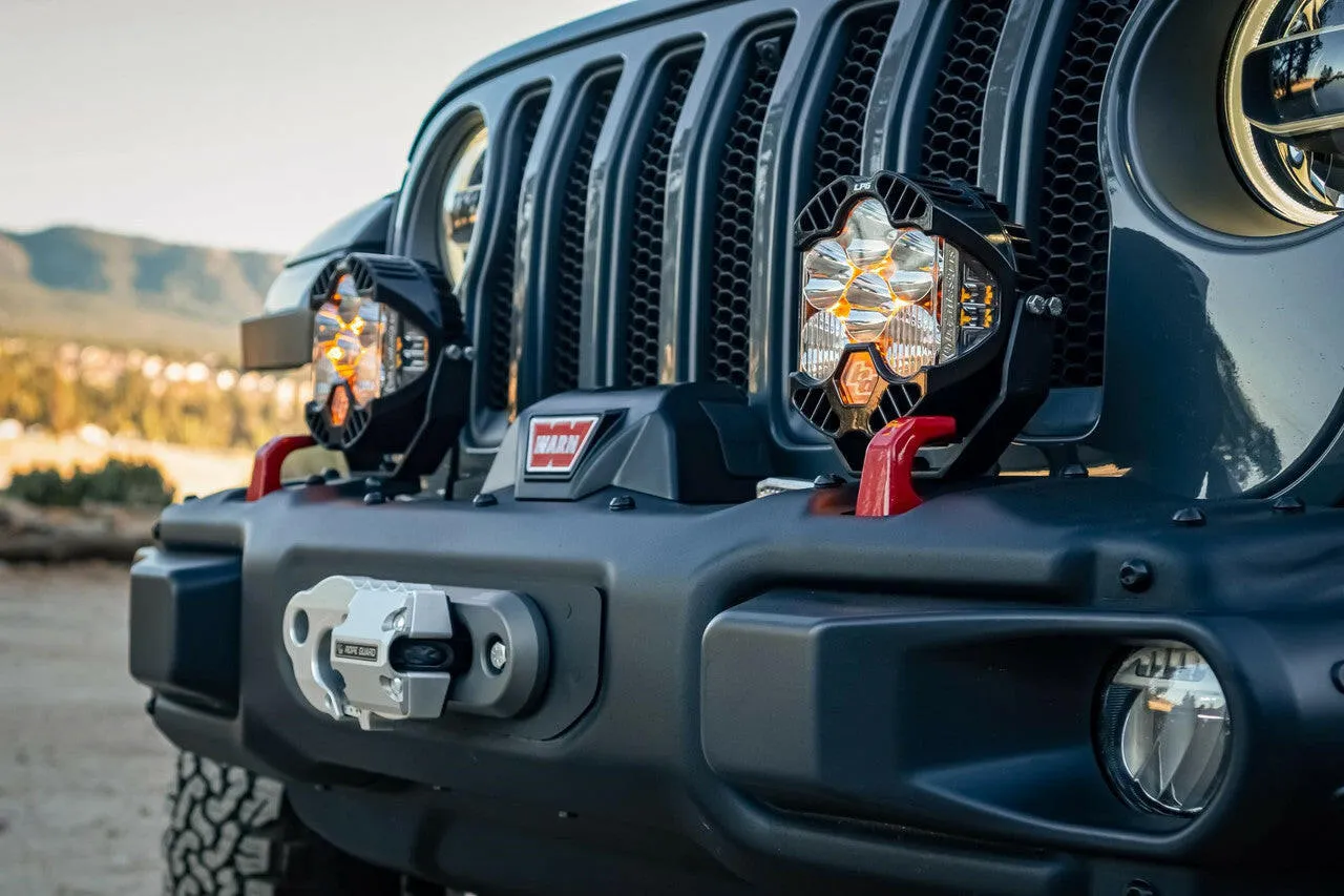 Jeep JL/JT LP4 Pro Bumper Light Kit - Jeep 2020-22 Gladiator; 2018-22 Wrangler JL; NOTE: w/ OE Steel Bumper