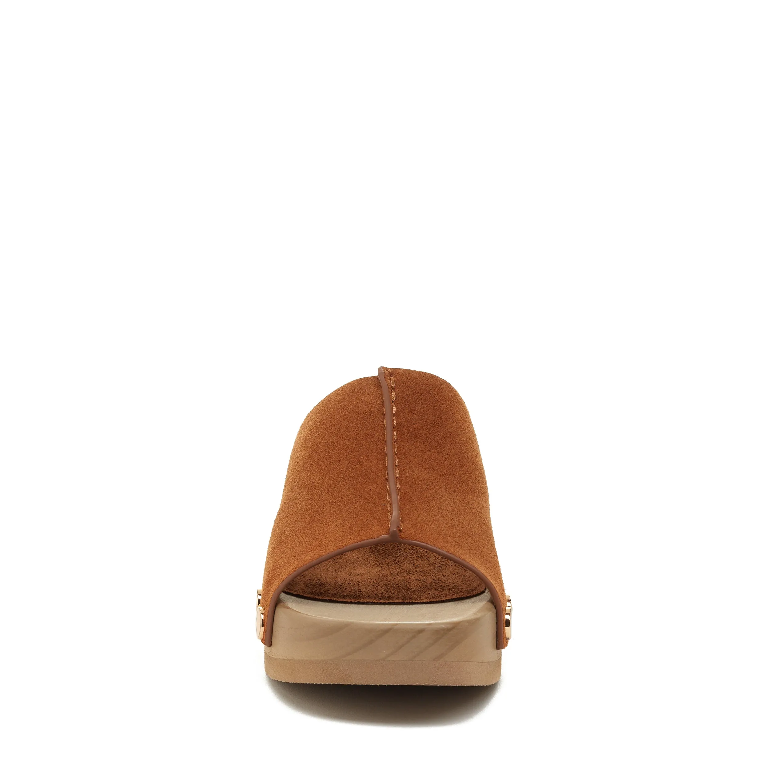 June Camel Clog Sandals