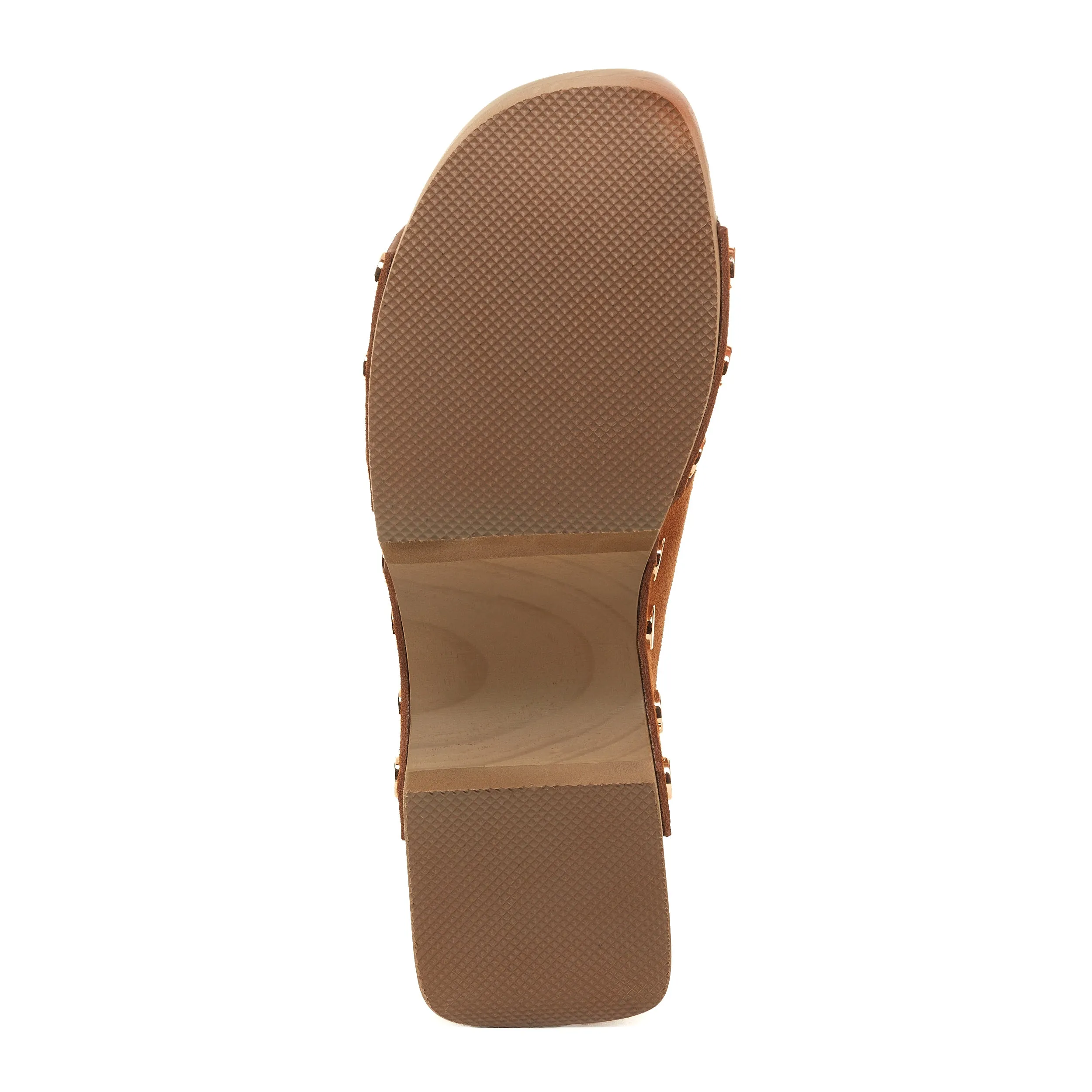 June Camel Clog Sandals