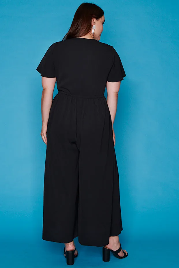 Justine Black Jumpsuit