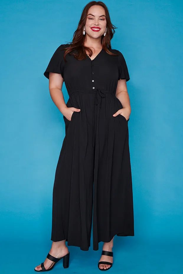 Justine Black Jumpsuit