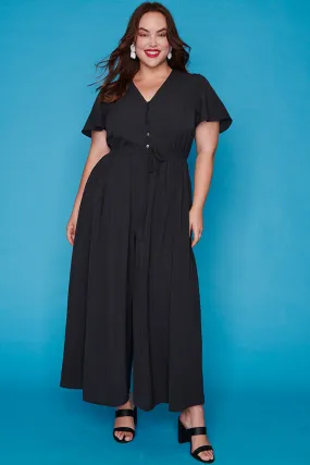 Justine Black Jumpsuit