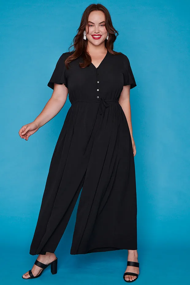 Justine Black Jumpsuit