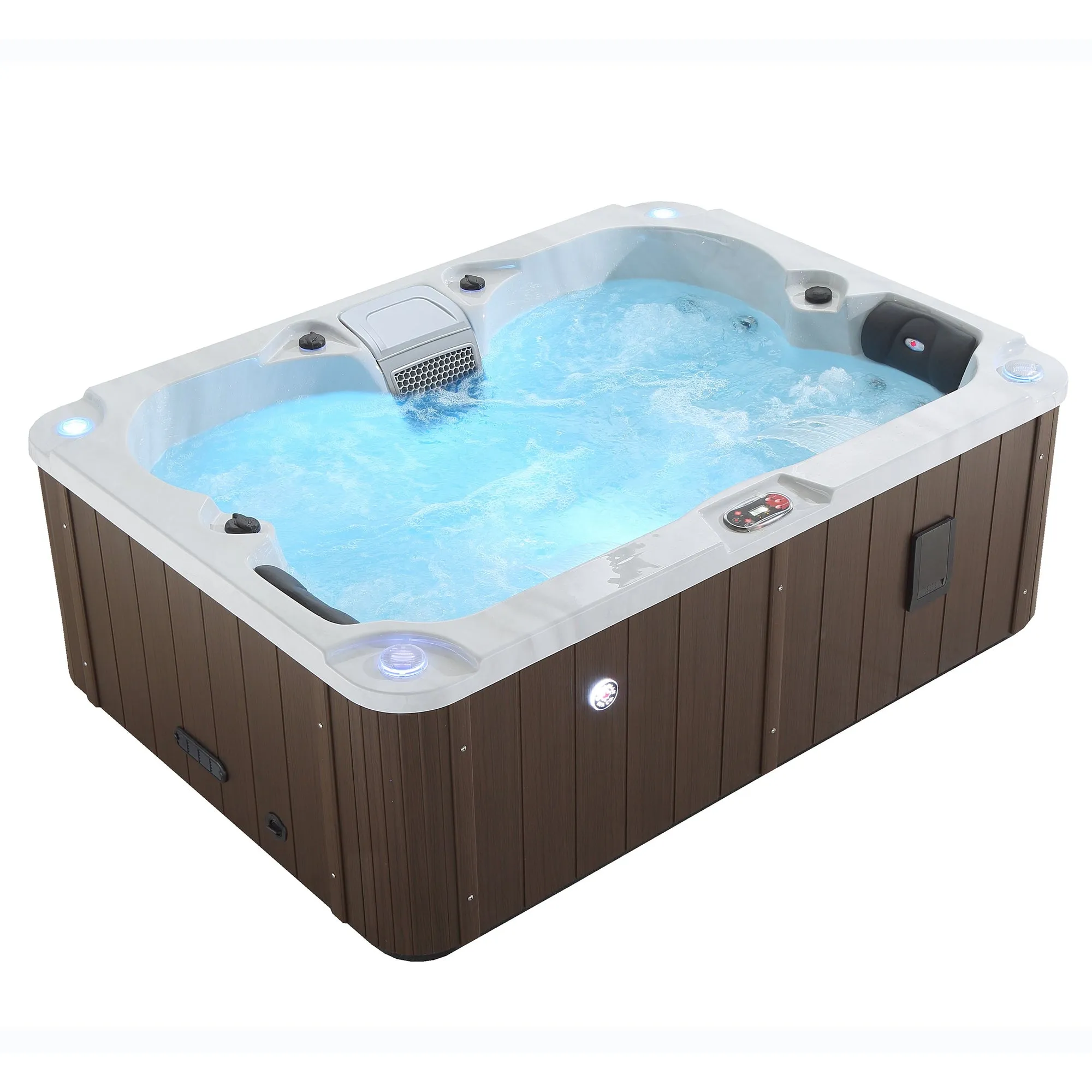 Kelowna AI Plug & Play Hot Tub | 4-Person 21-Jet | 210 x 152 cm