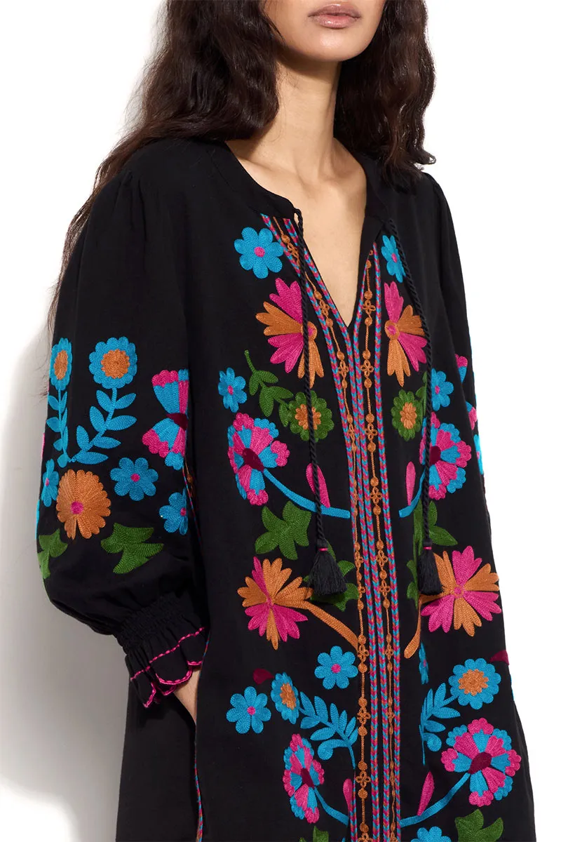 Keoni Embroidered Dress