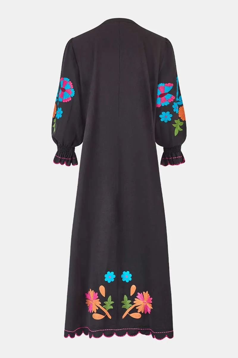 Keoni Embroidered Dress