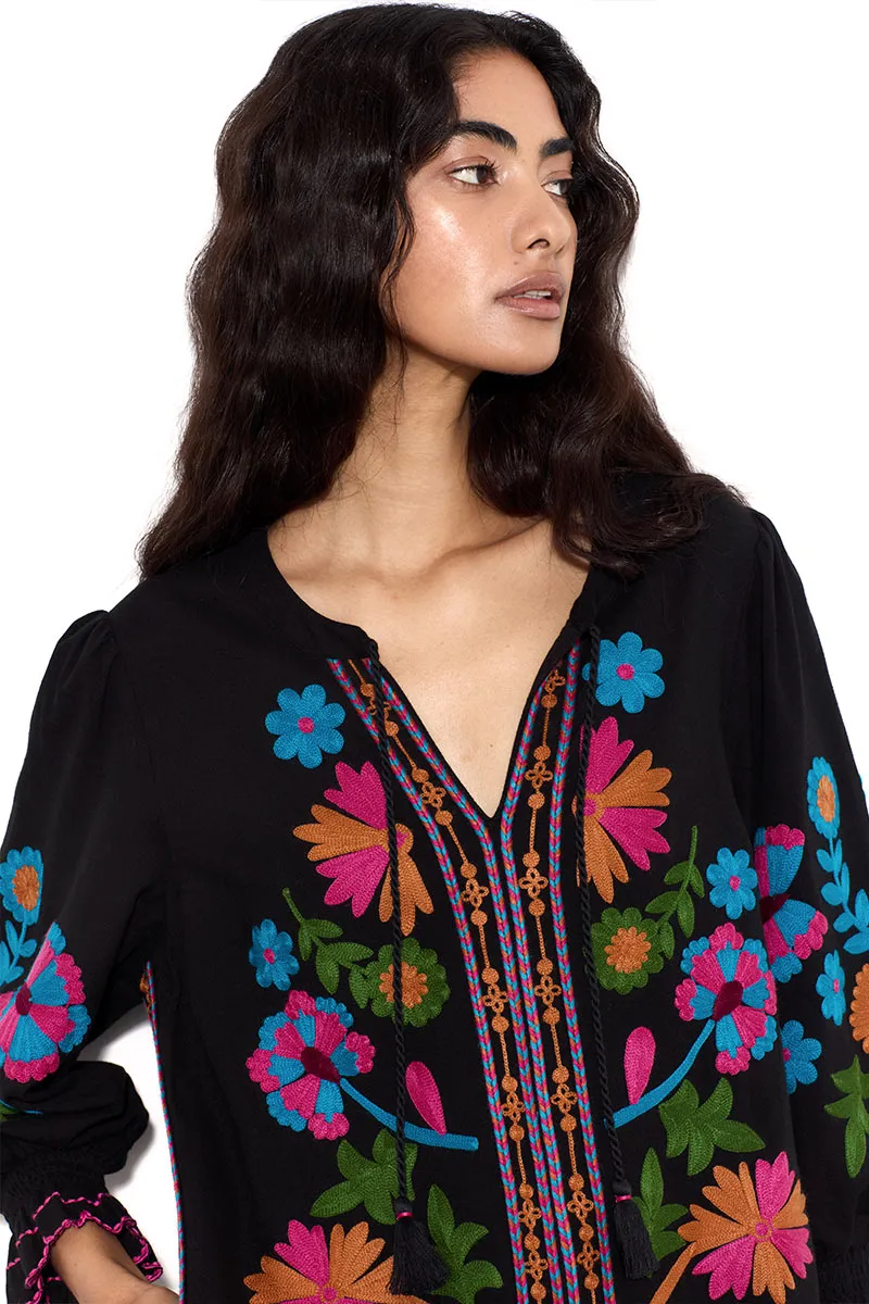 Keoni Embroidered Dress