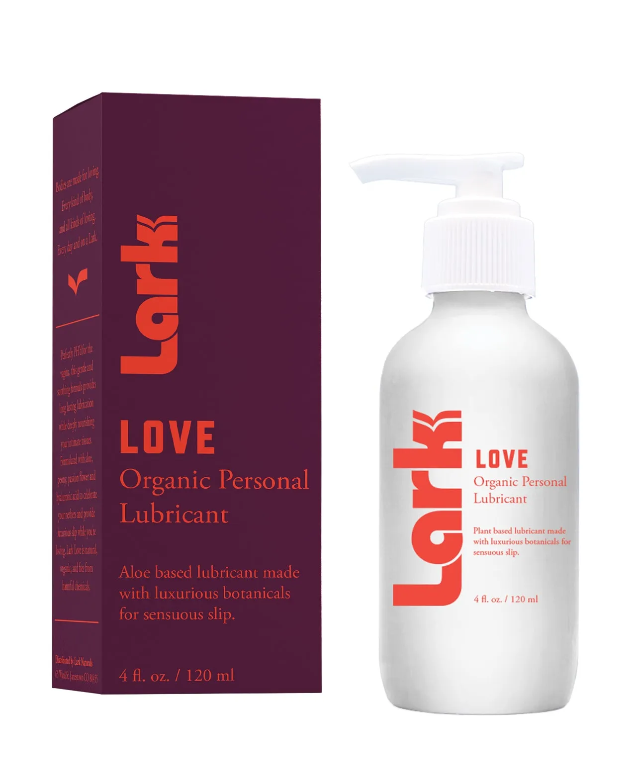 Lark Love Organic Personal Lubricant 4 fl oz