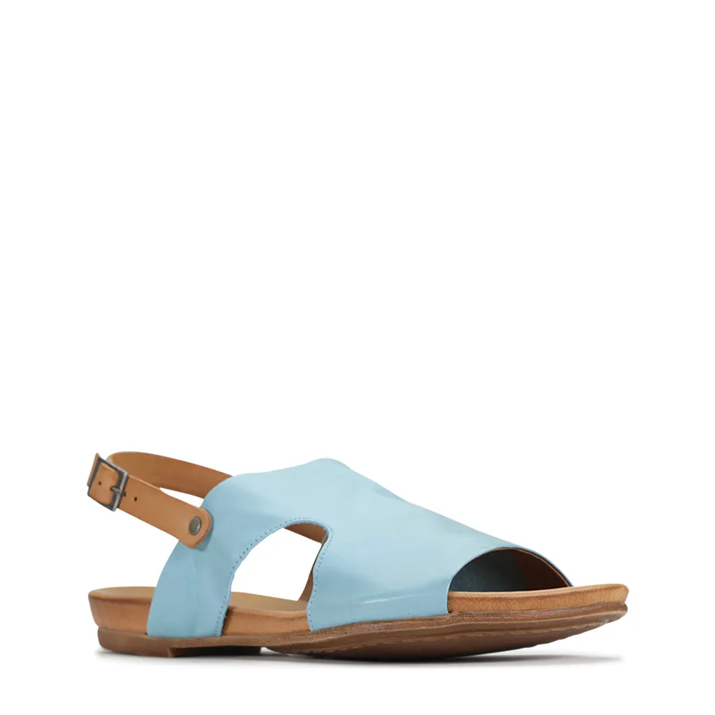 Larnette Leather Sling Back Sandals