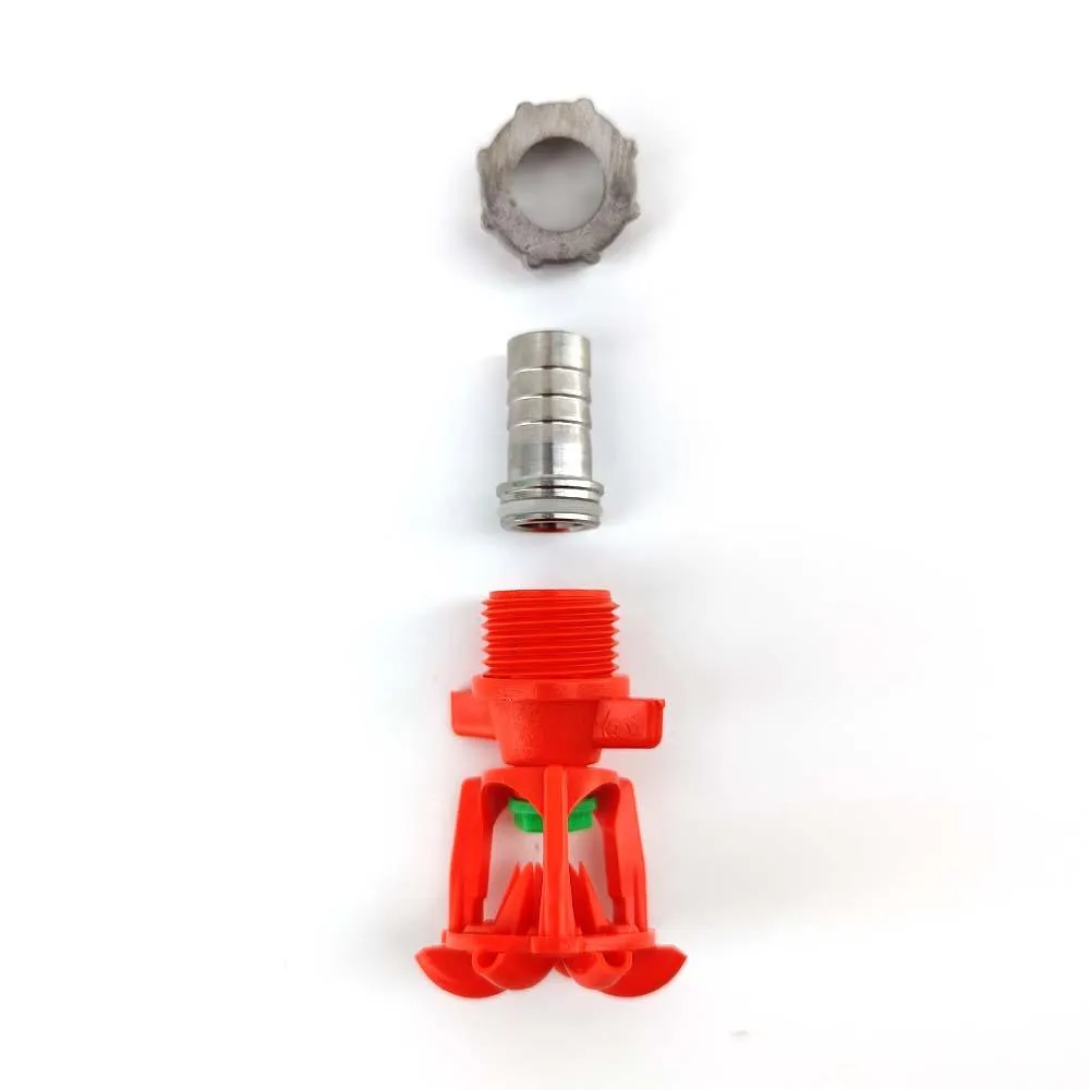 Little Red Spitfire - Low Volume CIP Spinning Spray Rotor (stainless swivel nut and barb )