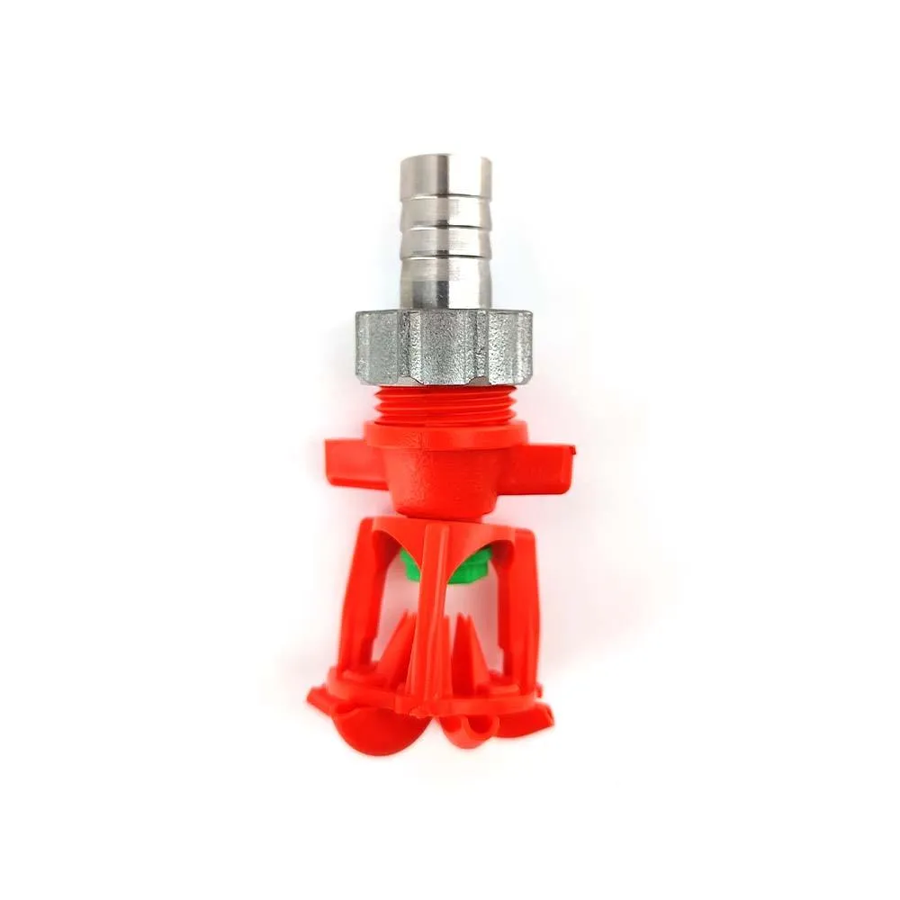 Little Red Spitfire - Low Volume CIP Spinning Spray Rotor (stainless swivel nut and barb )