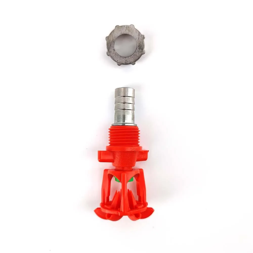 Little Red Spitfire - Low Volume CIP Spinning Spray Rotor (stainless swivel nut and barb )