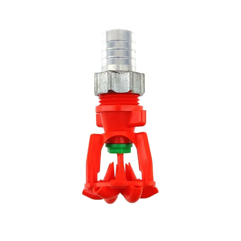 Little Red Spitfire - Low Volume CIP Spinning Spray Rotor (stainless swivel nut and barb )