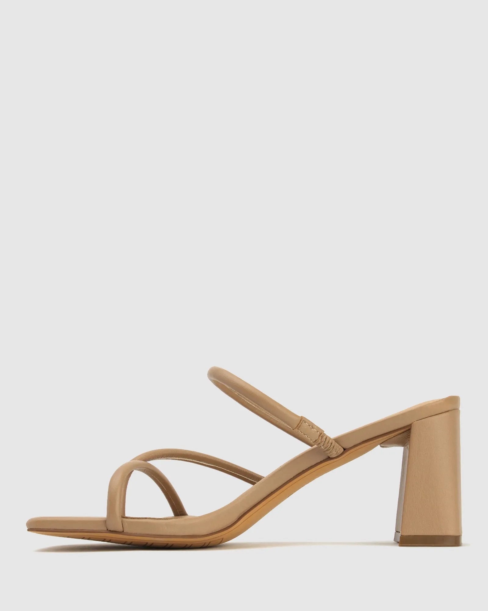 LOLA Square Toe Strappy Mules