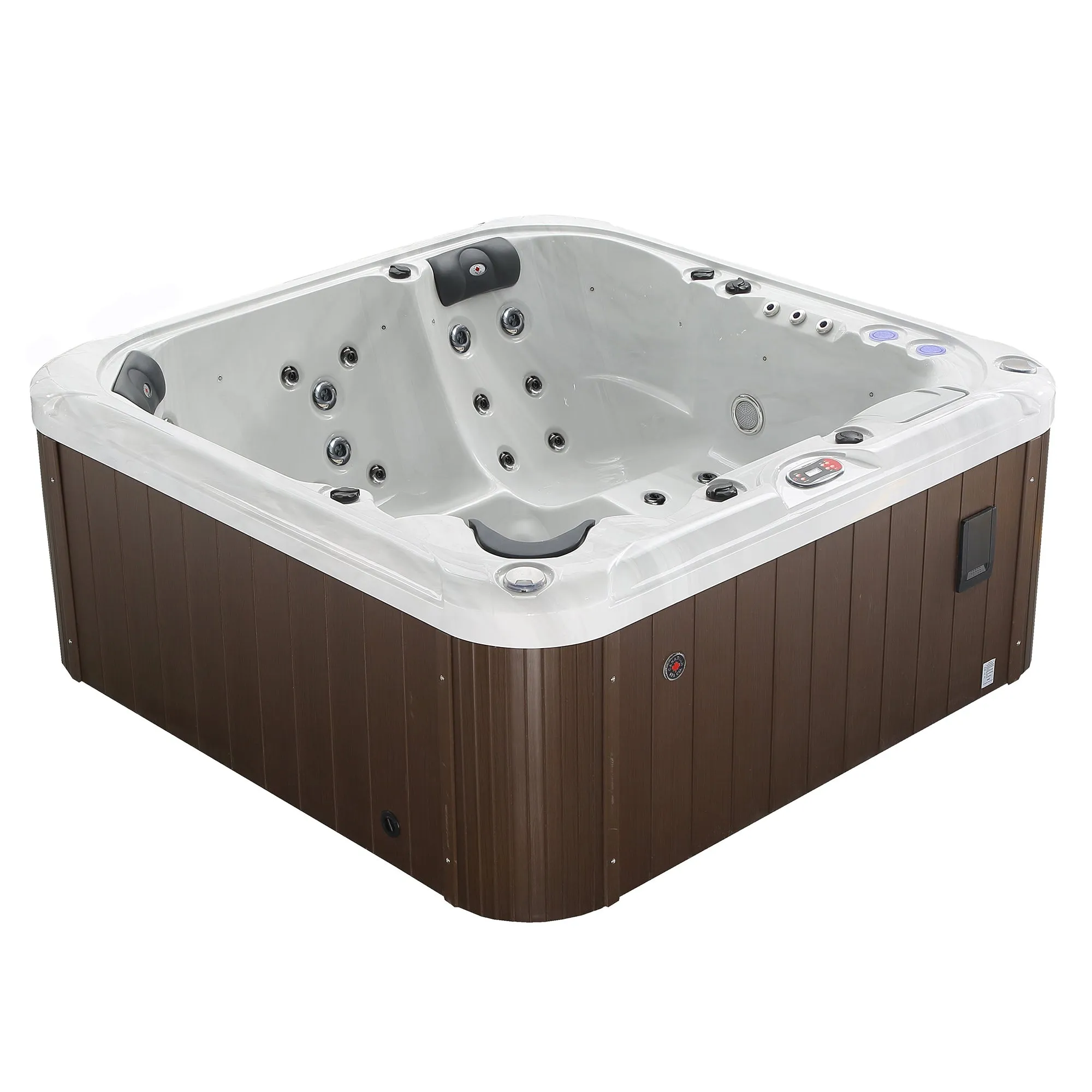 London AI Hot Tub | 6-Person 44-Jet | 213 x 213 cm