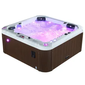 London AI Hot Tub | 6-Person 44-Jet | 213 x 213 cm