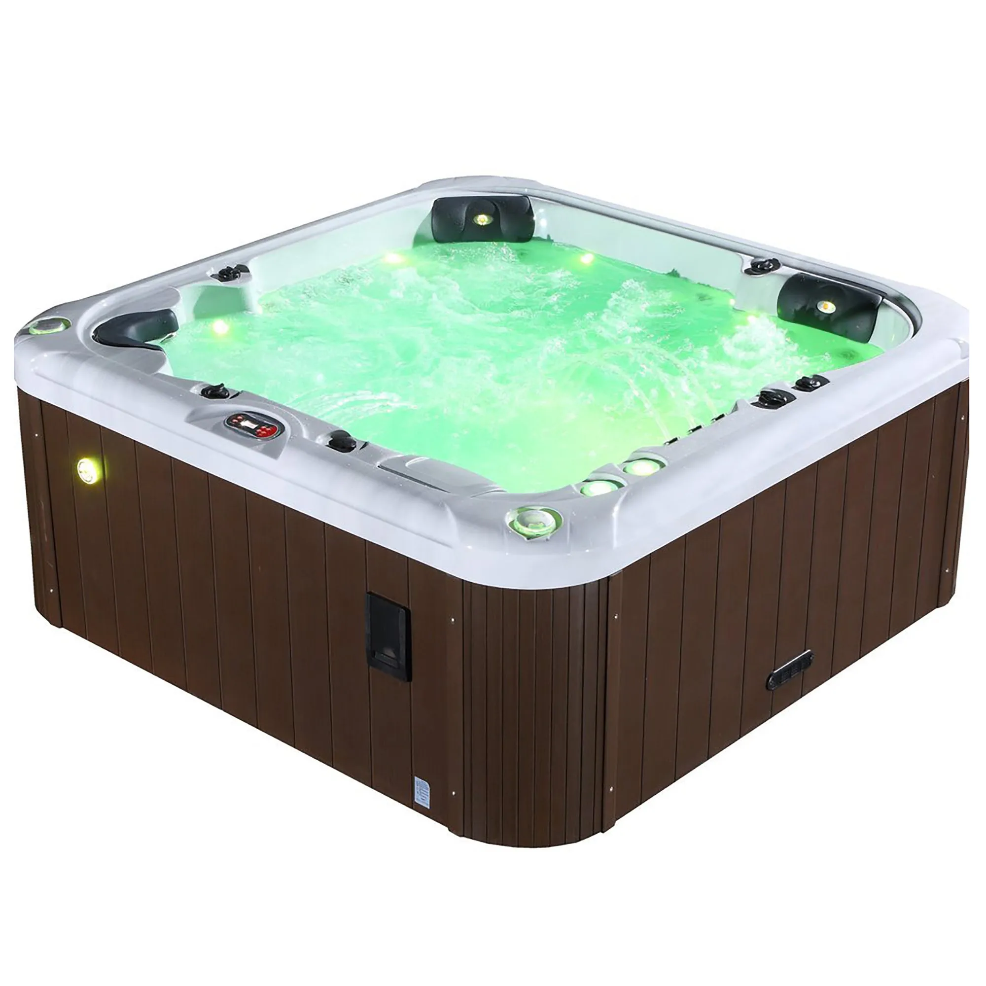 London AI Hot Tub | 6-Person 44-Jet | 213 x 213 cm