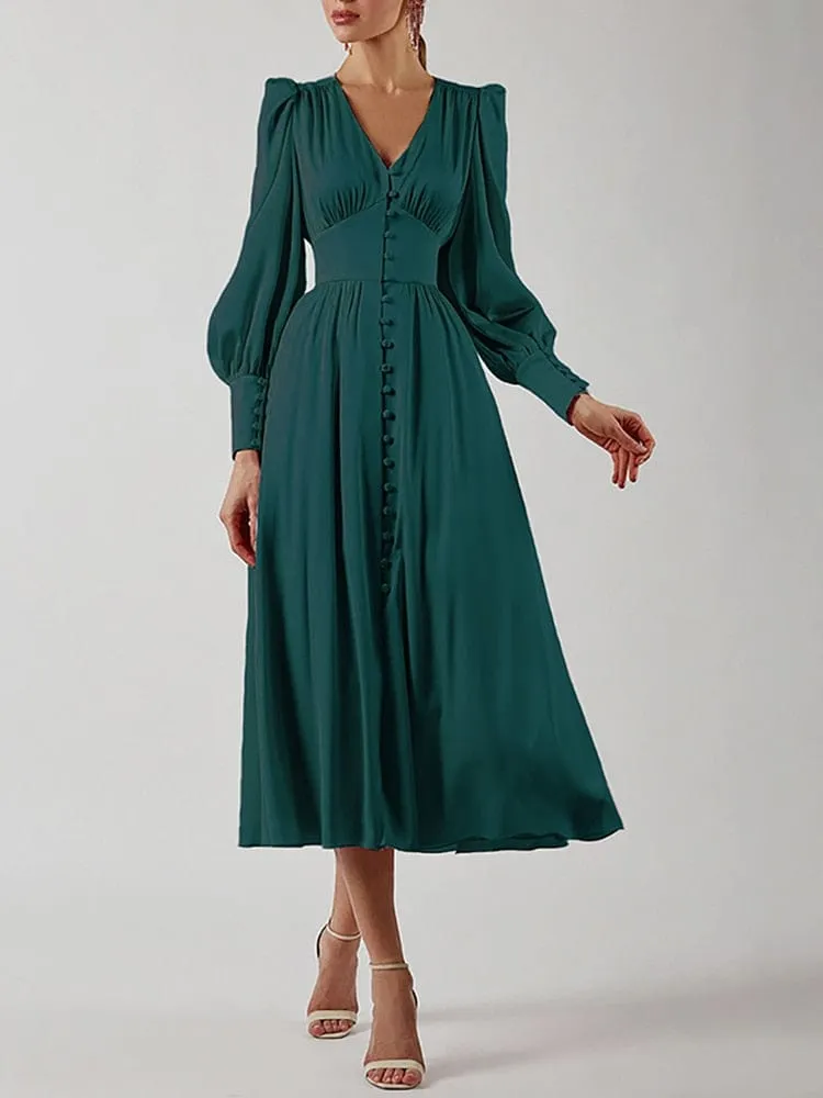 Maliyah Elegant Midi Dress