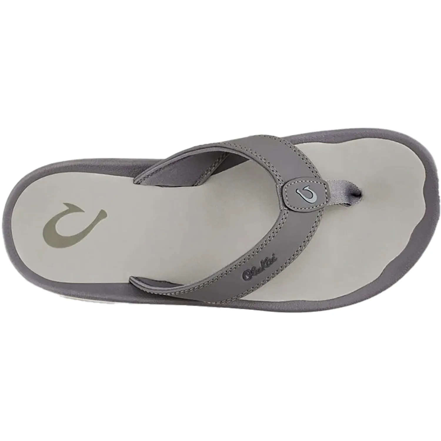 Men's OluKai Ohana Graphite/Graphite Synthetic