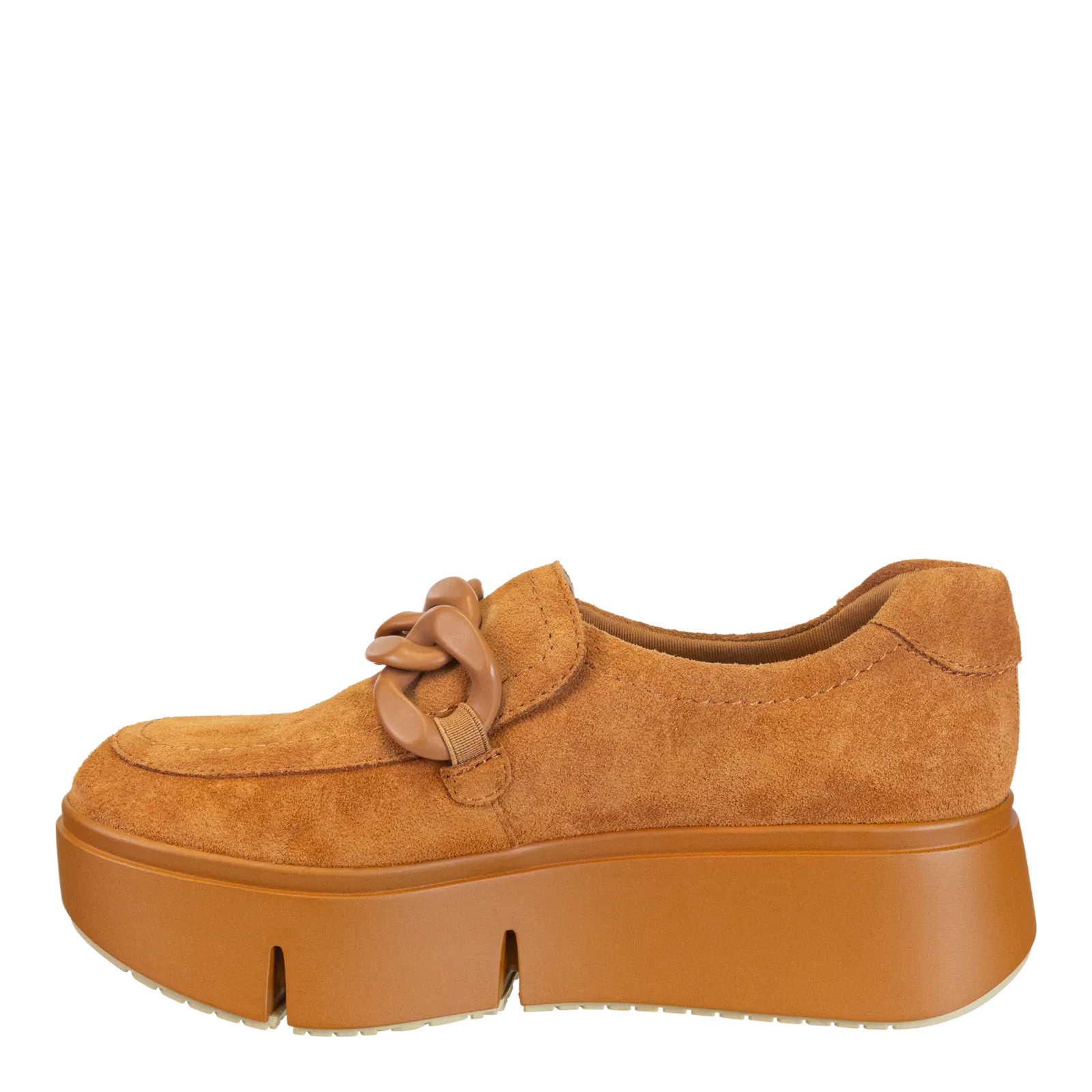 NAKED FEET - PRINCETON in CAMEL Platform Sneakers