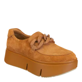 NAKED FEET - PRINCETON in CAMEL Platform Sneakers