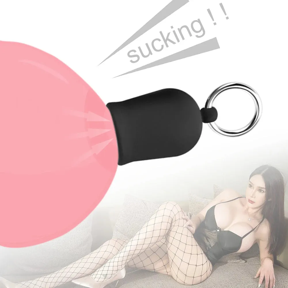 Nipple Sucking Pump Enlarger - 2pcs Clit Sucker Sex Toys for Women Men