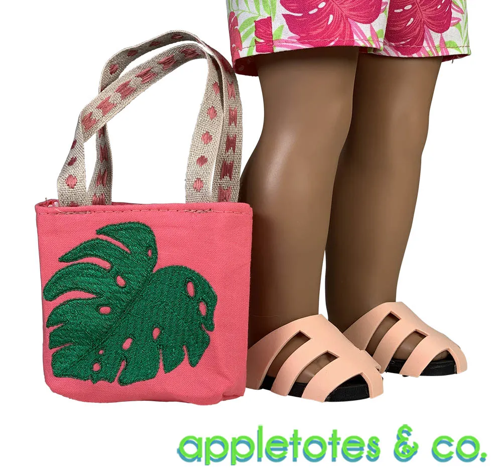 No-Sew Strappy Sandals Sewing Pattern for 18 Inch Dolls - SVG Files Included