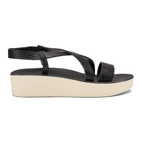 ‘Ōnohi Strappy - Black / White Sand