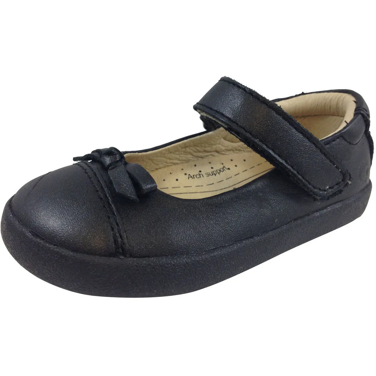 Old Soles Girl's 313 Black Sista Flat