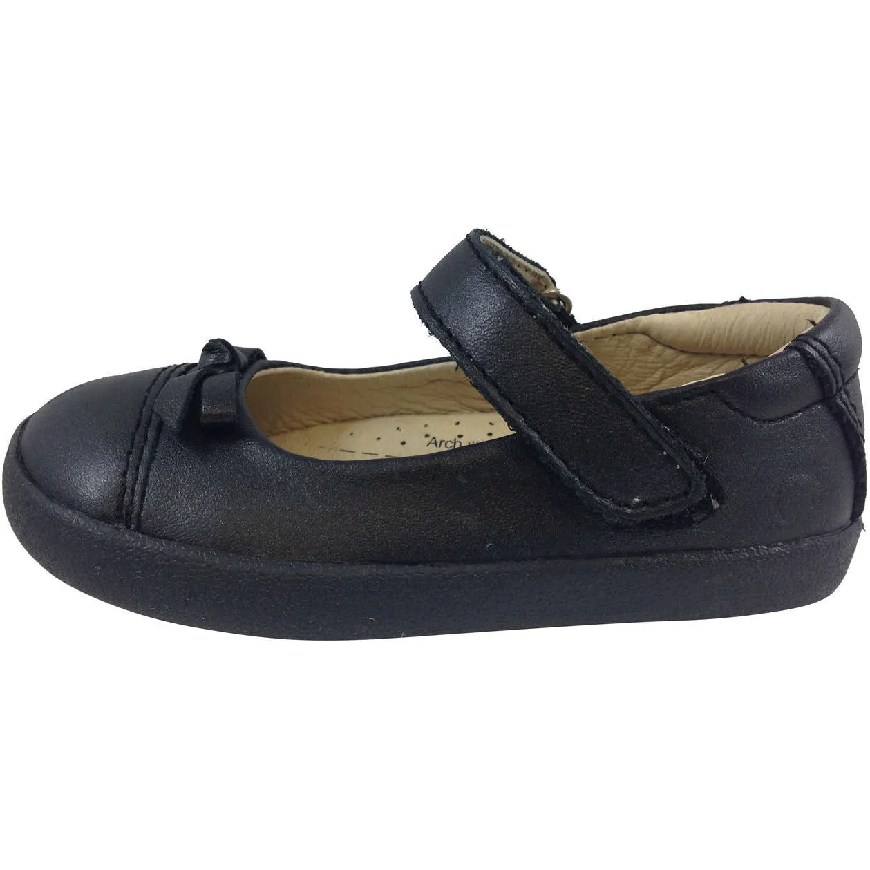 Old Soles Girl's 313 Black Sista Flat