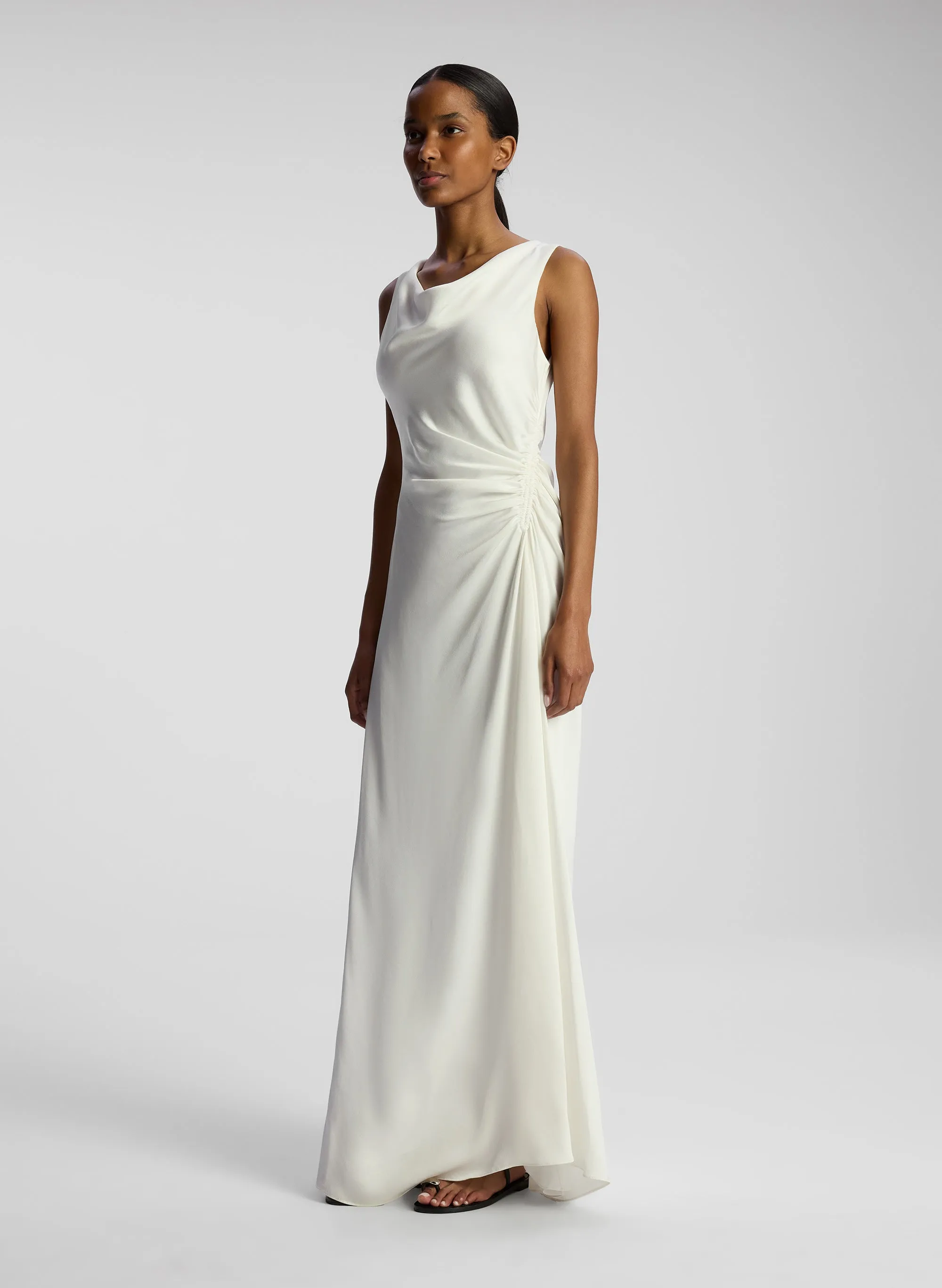 Ophelia Satin Maxi Dress